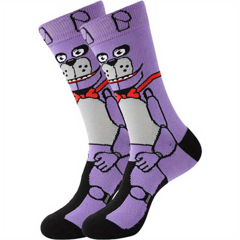 Kids Boys Horror Cartoon Dog Crew Socks