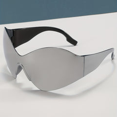 Men's Large Frame Cyberpunk Sunglasses Hot Girl Party Glasses