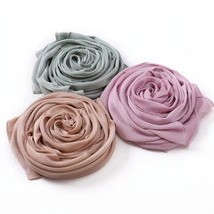 Silk Satin Scarf Women's Head Scarf Crinkled Satin Spots