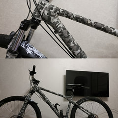Waterproof Camouflage Sticker for Bicycle Frame & Fork Protection