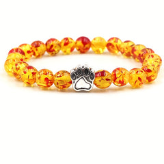 Natural Agate Bracelet Hand woven Rope Tourmaline Lapis Lazuli Turquoise Amber