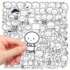 66 Character Illustration Stickers for DIY Decorations