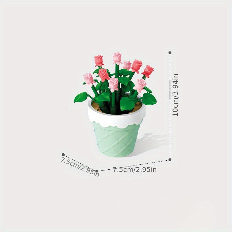 Build a Flower Garden Toy for Desktop Decor