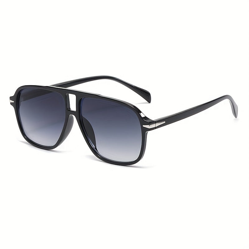 Top Bar Aviator Sunglasses For Women Men Casual Gradient Glasses