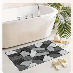 Irregular Pattern Diatom Mud Foot Mat Bathroom Kitchen Mat Non Slip Bathroom Rug