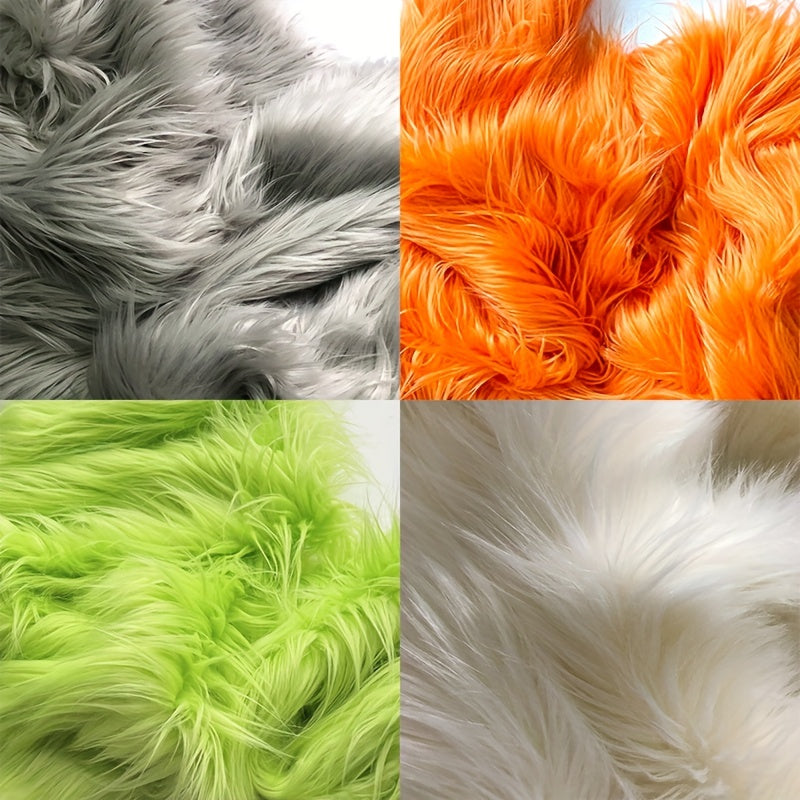 Artificial Fur Christmas Square Block Fur Patch Decoration Ribbon
