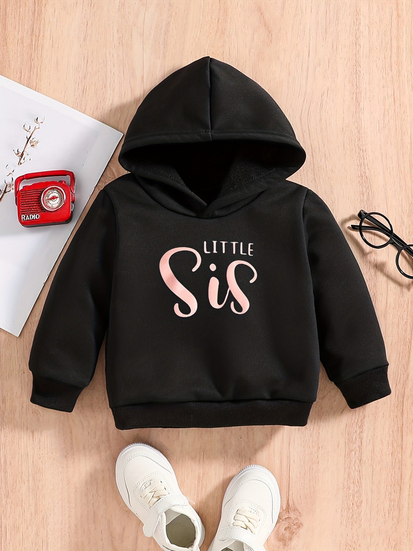 Funny Letter Print Baby's Pullover Hoodie