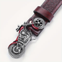 Men's Motorcycle Buckle Belts Casual Outdoor Accessories