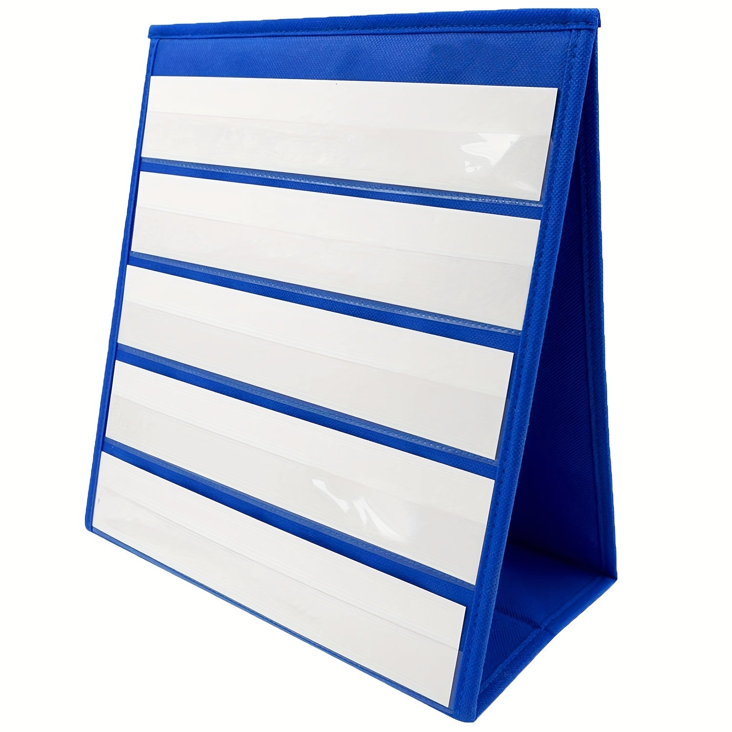 Desktop Pocket Chart Self Standing Triangle Tabletop Chart