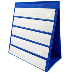 Desktop Pocket Chart Self Standing Triangle Tabletop Chart