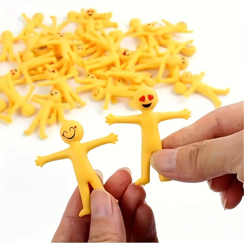 30 Pack Stretchable Yellow Character Stress Relief Toys Christmas Toys