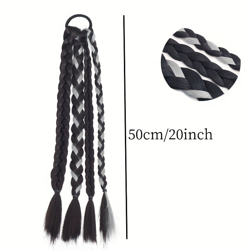 Sweet Wig Braid Double Ponytail Dreadlock Hair Tie