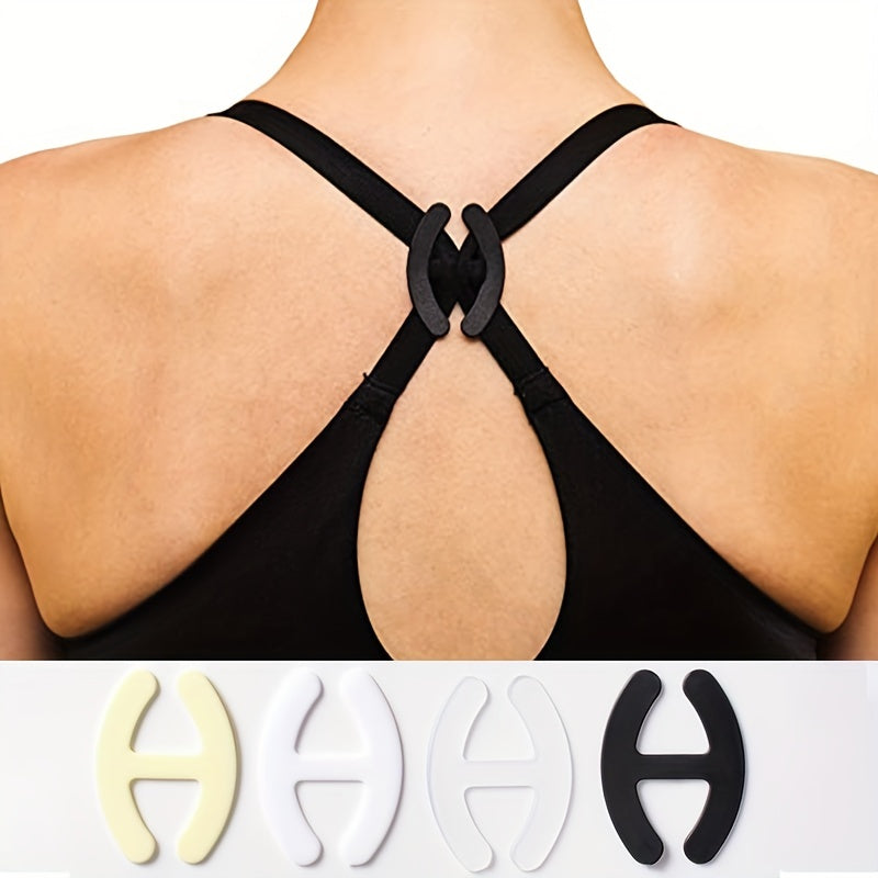 4pcs Back Bra Control Clips Anti light Cross Buckles Underwear Accessories