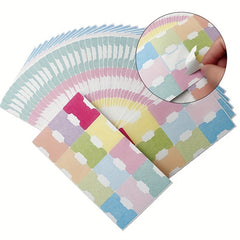 10pcs Sticky Tabs 120 Sheets Writable Tear Resistant Classification Label