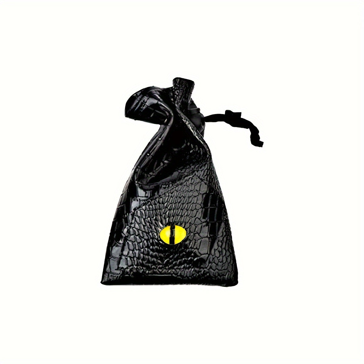 Crocodile Pattern Drawstring Dice Pouch Coin Storage Bag