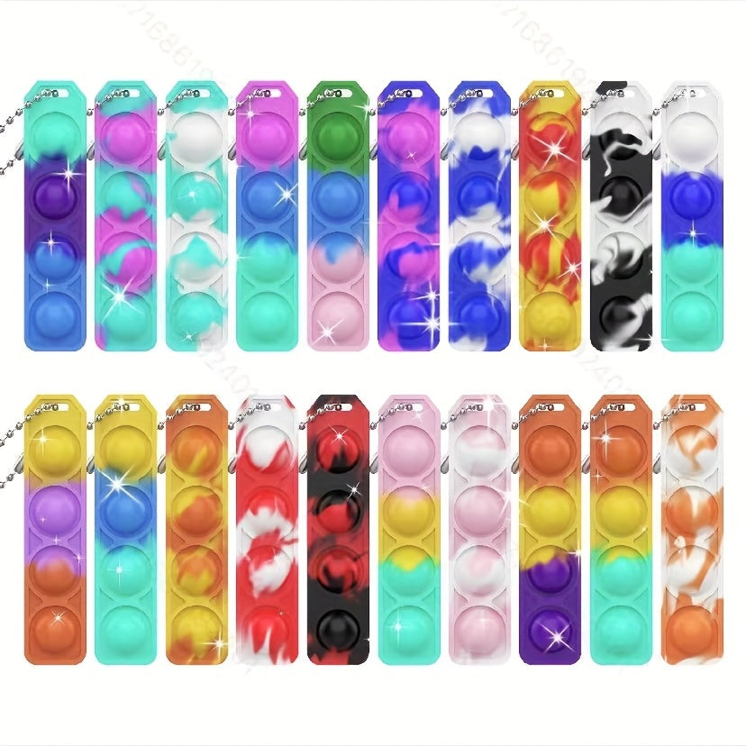30pcs Mini Fidget Toys Bulk Silicone Stress Relief Hand Toys For Toddlers