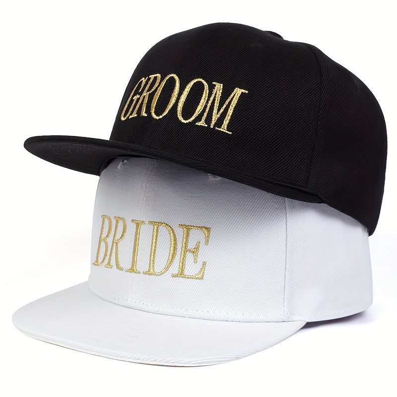 Embroidery Baseball Cap Solid Snapback Hat Sunscreen Dad Hat For Couple