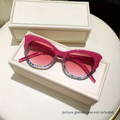 Y2K Cat Eye Sunglasses Block UV400 Sun Shades for Beach Party