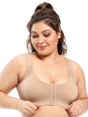  Seamless Sports Bra Women's Plus Back Support Top