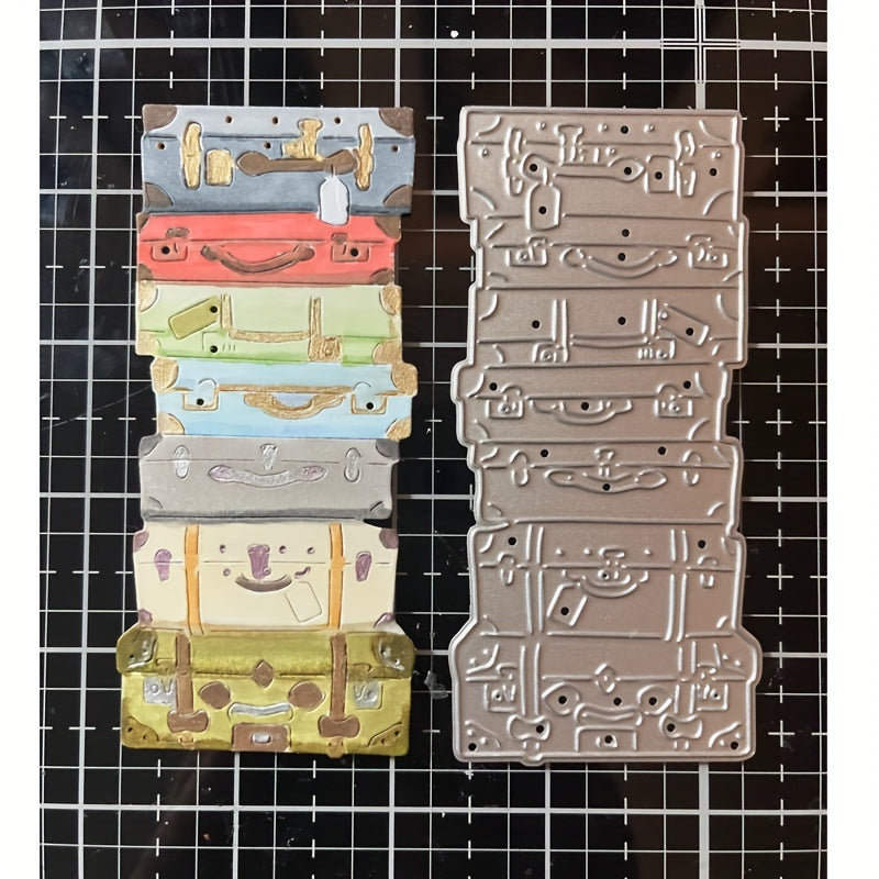 1pc Luggage Metal Cutting Dies Stencil For Card Making DIY Scrapbooking
