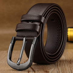 Men's Pin Buckle Work & Business Belt for Dad & Husband
