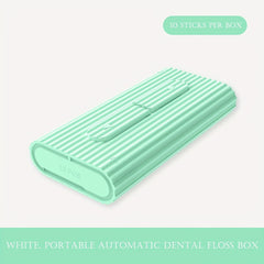 Portable Automatic Floss Box Disposable Dental Flossing Stick