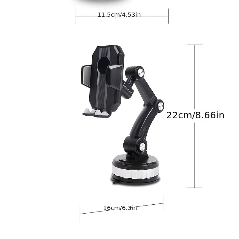 Car Phone Holder Suction Cup 360 Degree Steering Car Holder