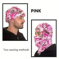 Unisex Camo Ear Protection Balaclava Cap Winter Ski Cold Hat