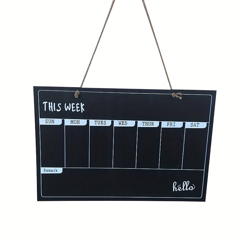 Wooden Calendar Small Blackboard Durable Decoration