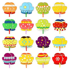 Colorful Paper Socks & Gloves Matching Game Educational Puzzle Toy for Kids