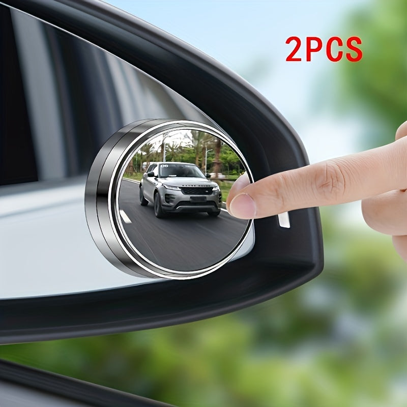 2pcs Car Rearview Mirror 360&deg; Adjustable Blind Spot Mirror