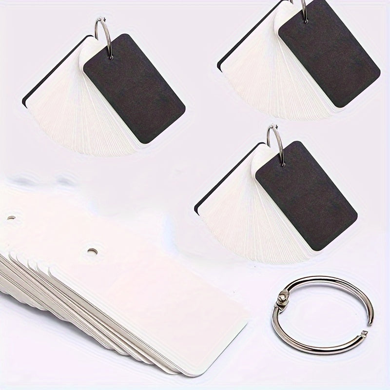 100 Blank Double Sided Word Card Business Message DIY Gift Note Paper