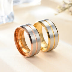 Men's Stainless Steel Ring for Casual Wear
