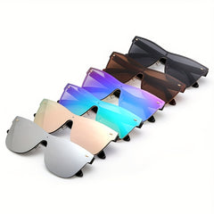 Y2K Retro Frameless Sunglasses Men's Sunshade Anti UV Lightweight Glasses