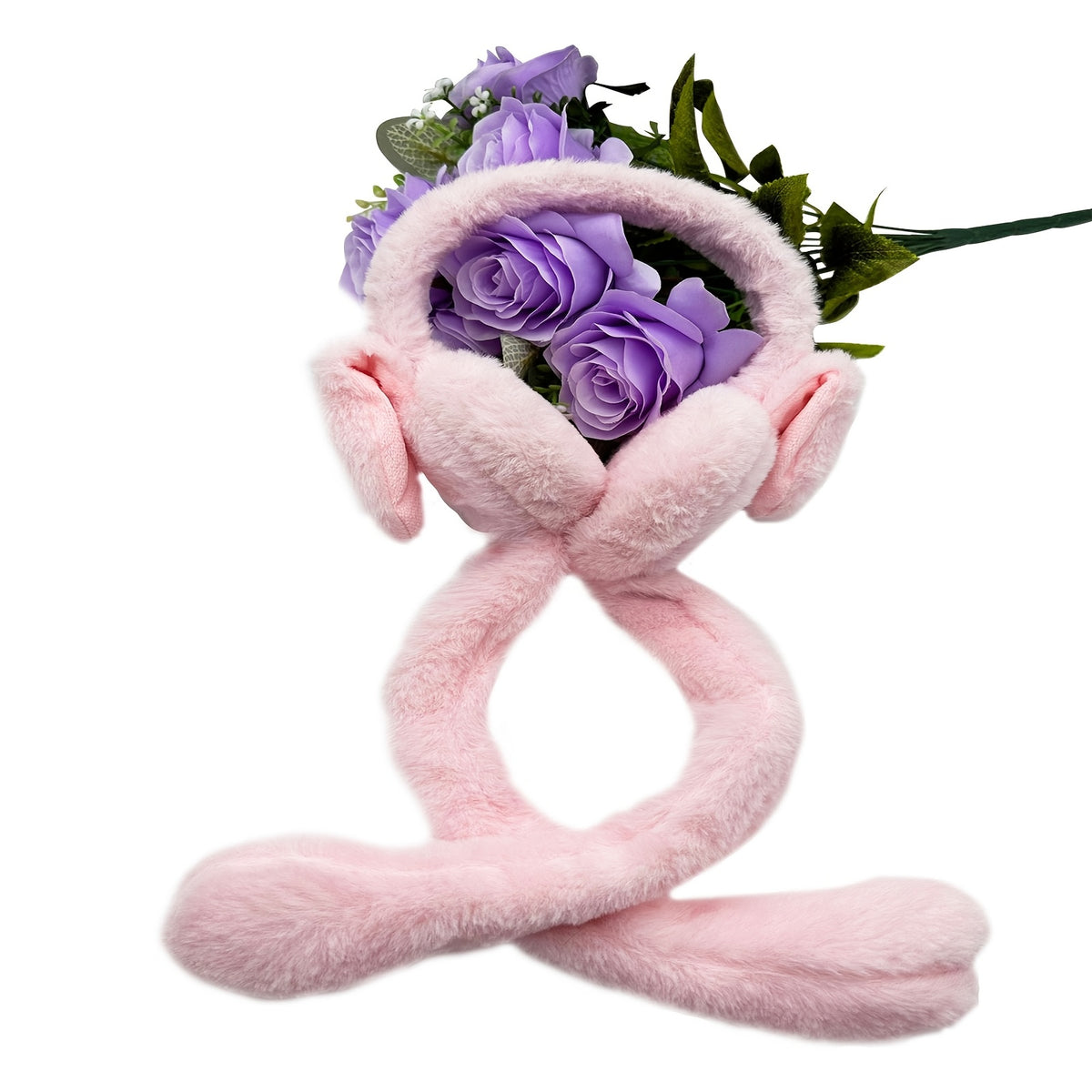 Winter Ear Muffs Women Girls Rabbit Earmuffs - Ear Moving Bunny Earmuffs