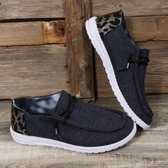 Women's Canvas Casual Slip On Loafers Lightweight Walking Shoes