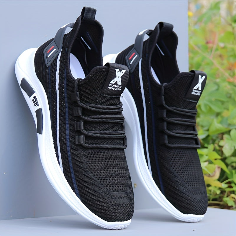Men's Lightweight Lace-up Sneakers Breathable Walking Shoes