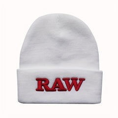 RAW Embroidered Beanie Hat