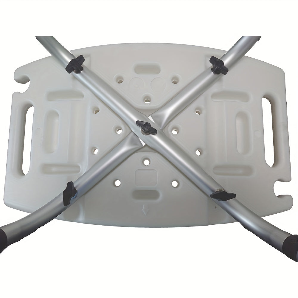Adjustable Bath Chair With Backrest Secure Bath Seat Shower Stool