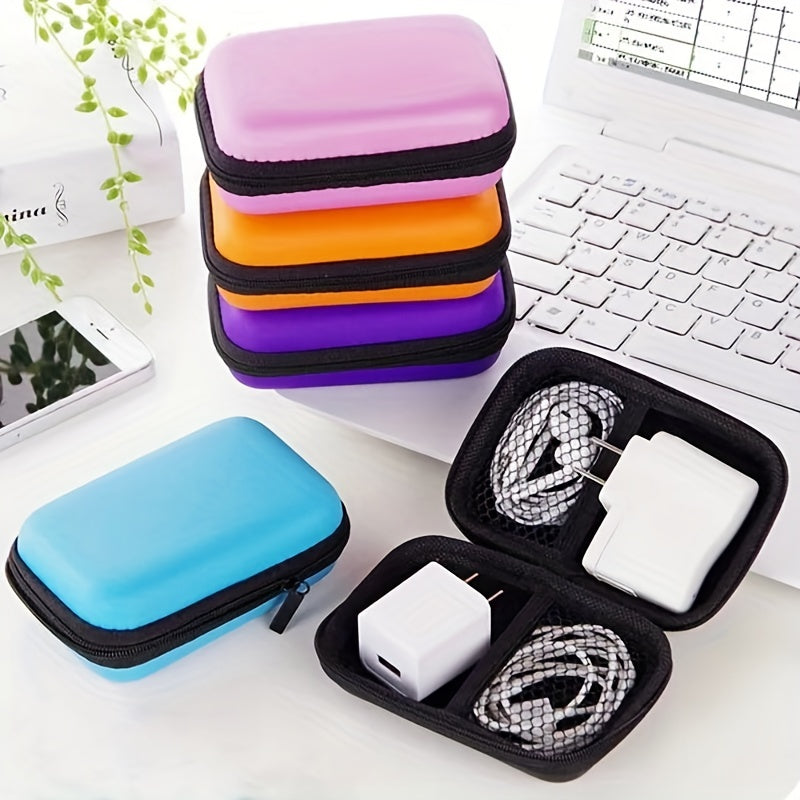 Portable Travel Earphone Bag Coin Purse Storage Box