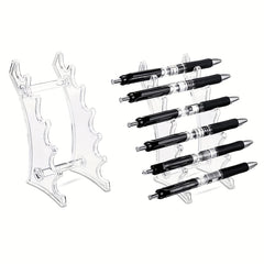 Set Of 2 Pen Display Stand 6 Slots Pen Holder