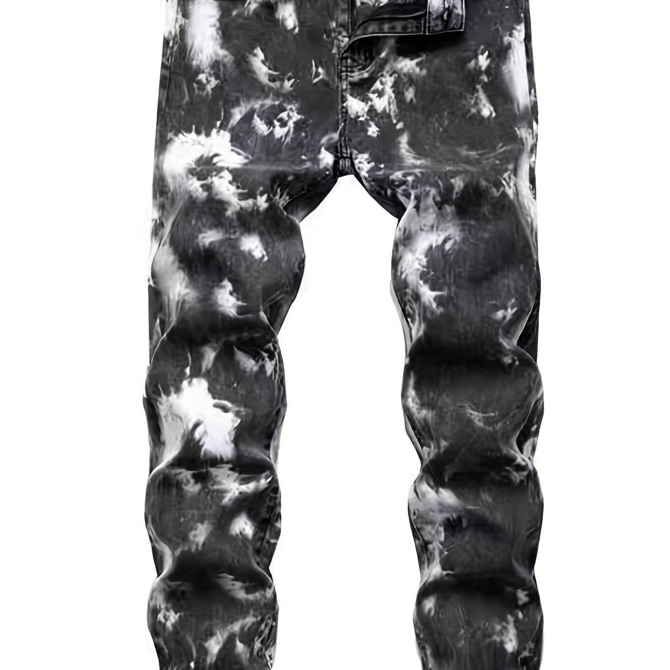 Boys Hip Hop Jeans Skinny Slim Fit Washed Denim Long Pants