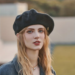 Bright Candy Wool Beret Women's Beanie Cap Painter Hats