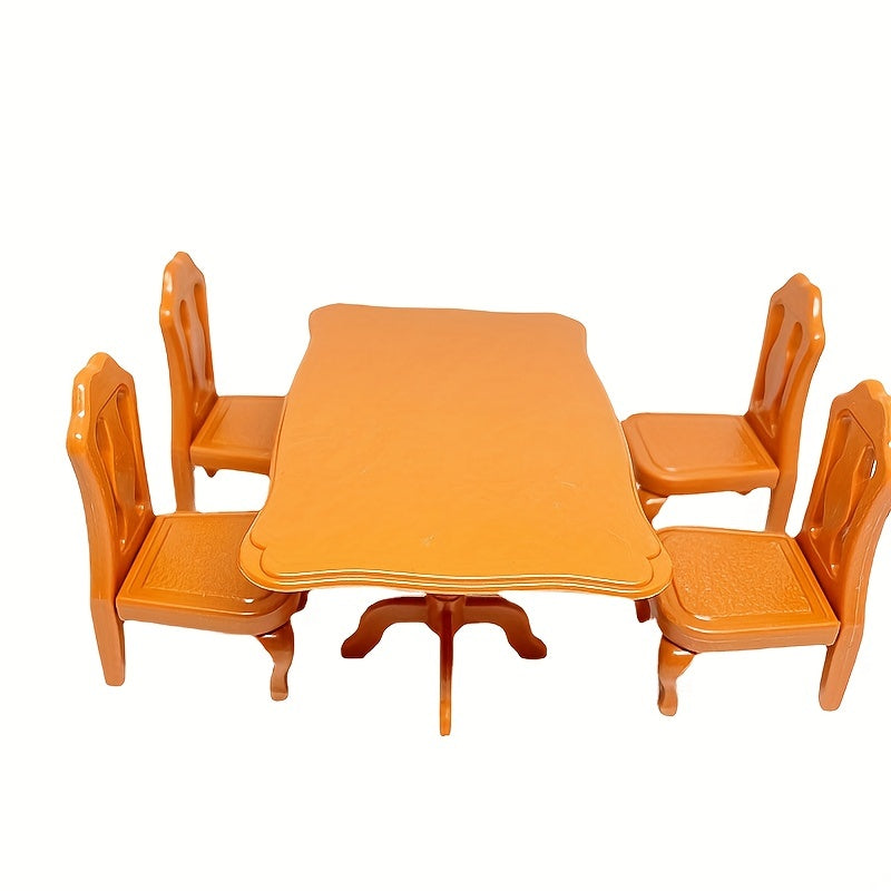 Mini Dining Table Play House Furniture Set