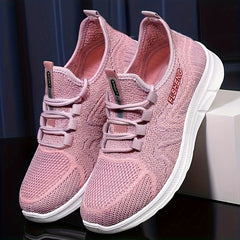 Soft Thick Sole Mesh Breathable Woven Shoes for Outdoor School Travel Walking