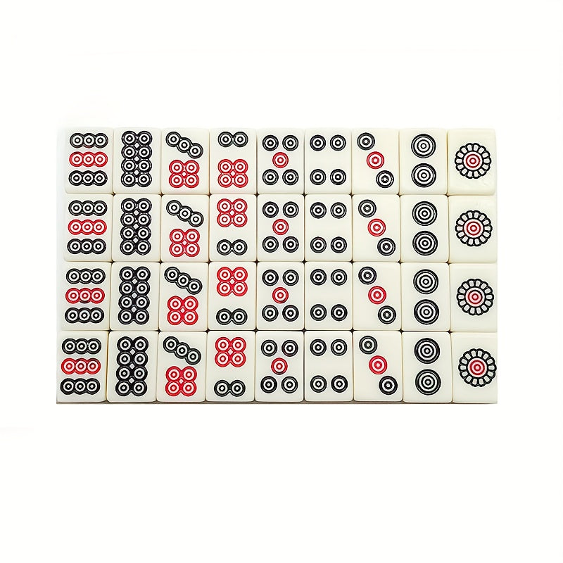 144pcs Mini Mahjong Set Chinese Board Game Family Fun Strategy