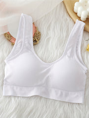 Women's Ribbed Tank Top Sports Bra
