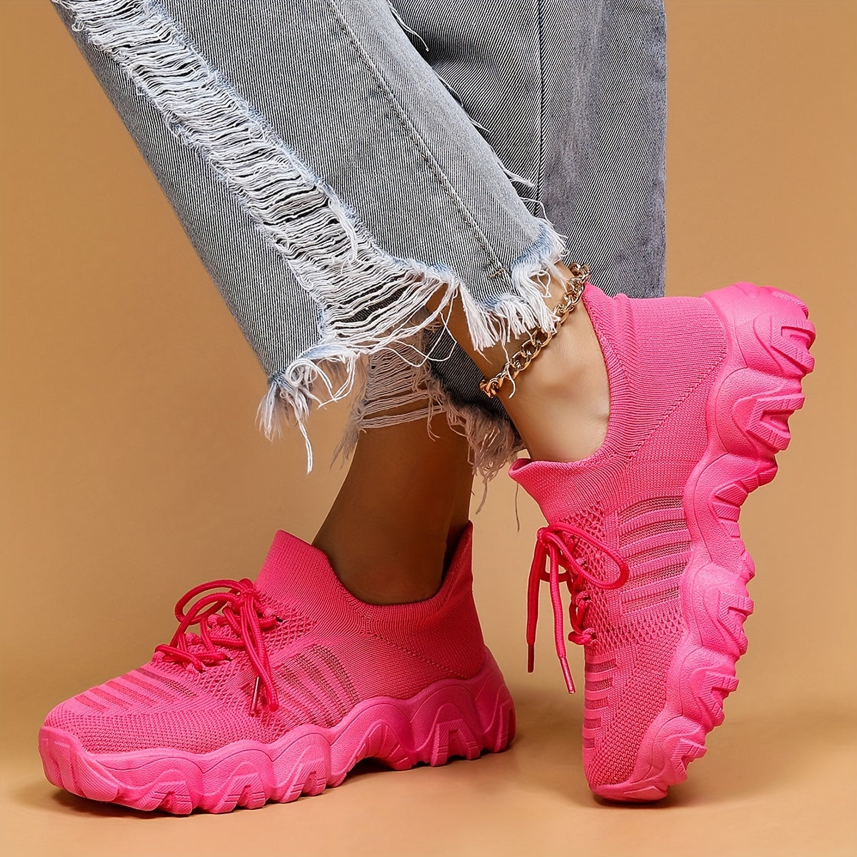 Octopus Sneakers Mesh Breathable Non Slip Running Shoes