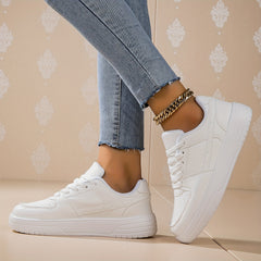 Solid Flat Sports Sneakers Slip resistant Leisure Outdoor Sport Shoes