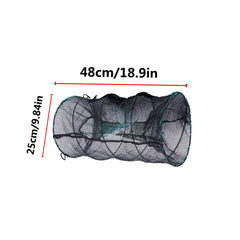 Portable Folding Crab & Fish Trap - Catch More Crabs & Shrimp!